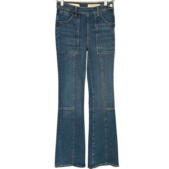 Anthropologie Pilcro High-Rise Bootcut Jean Women's 25 Medium Wash Carpenter - Picture 3 of 10